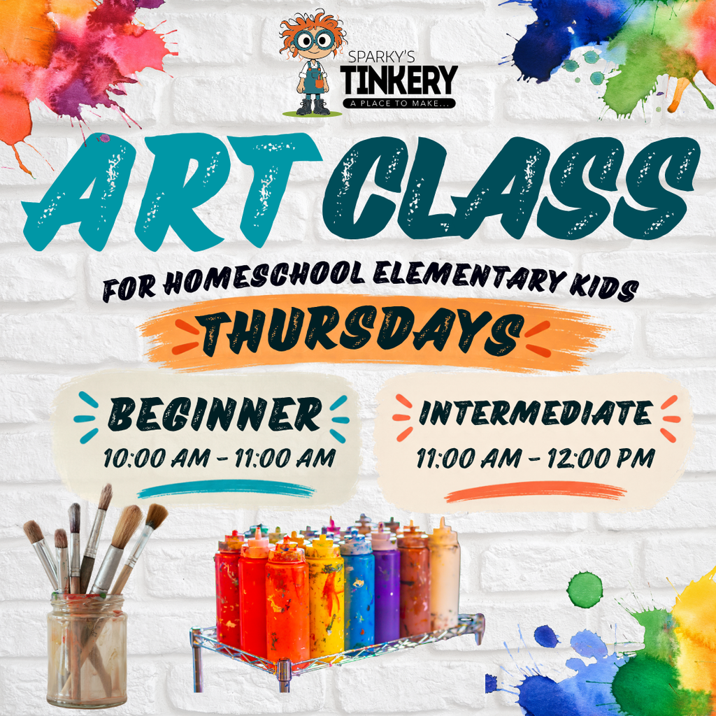Homeschool Art Class - Intermediate, Ages 10-12